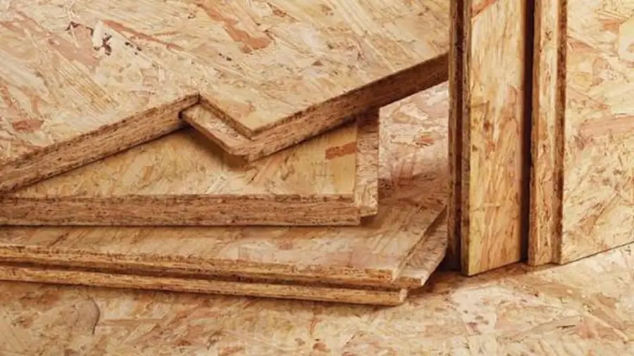 tablero OSB · steel/wood frame